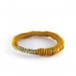fibre and silver bracelet bridget kennedy