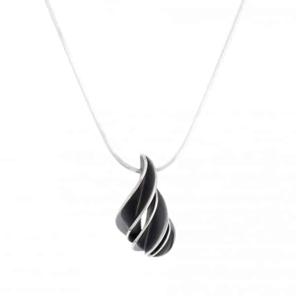 nicola-bannerman-silver-spiral-pendant