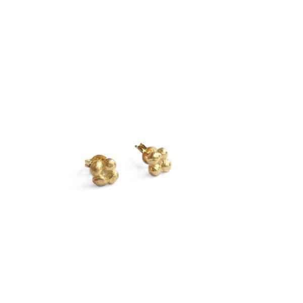 gold-4-pebble-stud-earrings