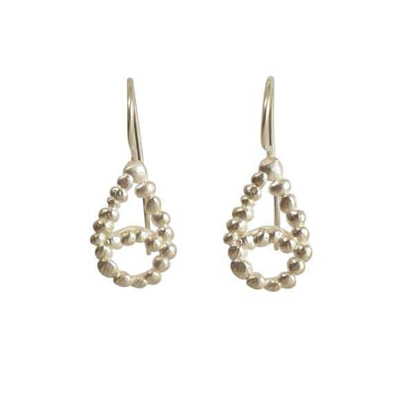 silver_pebble_tear_drop_earrings