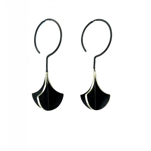 x-series chandelier silver earrings