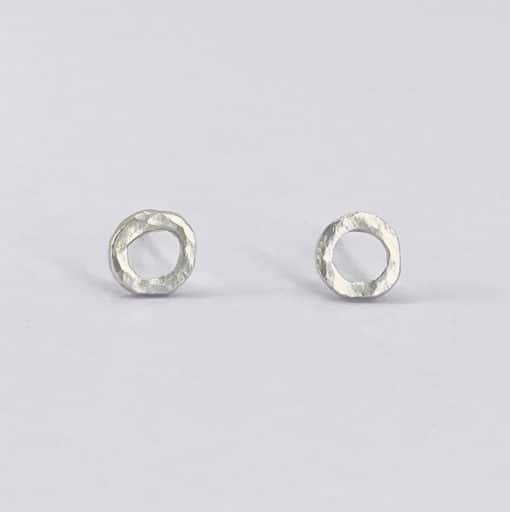 sterling silver circle studs