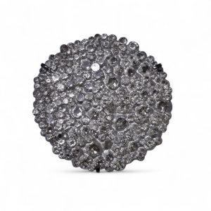 Bridget Kennedy diamond and paste jewellery brooch