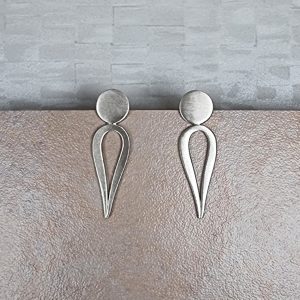 silver stud earrings